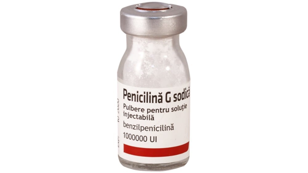 პენიცილინი G ფხვნილი საინექციო ხსნარის მოსამზადებლად 1000000სე ფლაკონი 1 - Photo 850