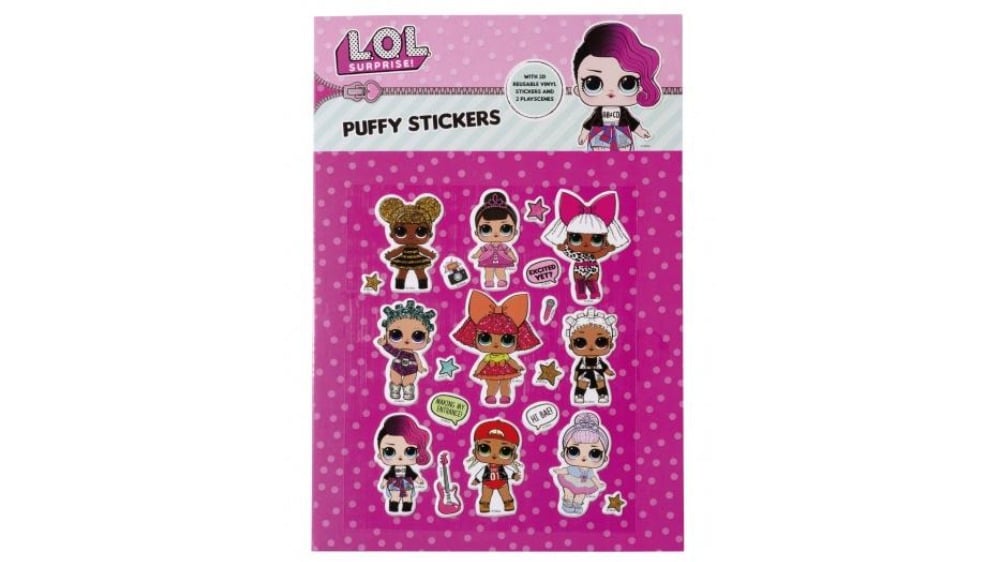 3078LOLPFGLOBAL Puffy stickers LOL Surprise - Photo 1125