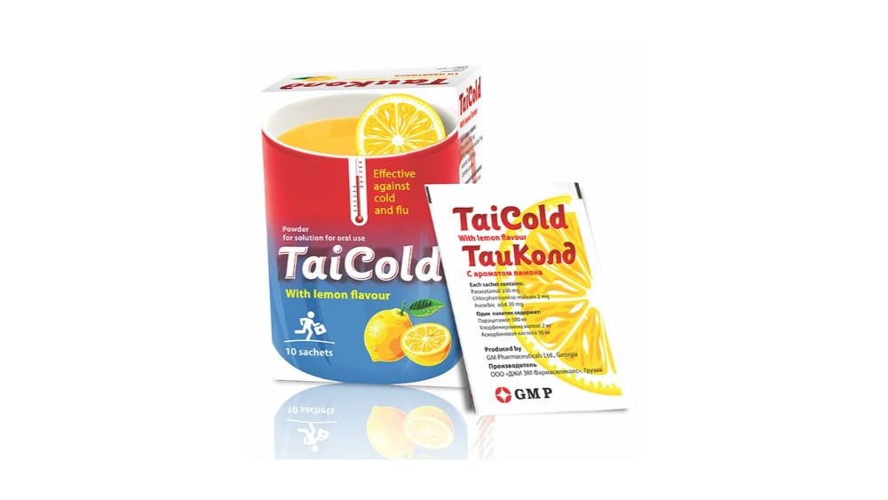 TaiCold  ტაიქოლდი ლიმონ 10 პაკეტი - Photo 454