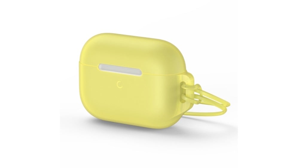 Baseus Lets go Jelly Lanyard Case for pods pro Yellow with yellow lanyard WI - Photo 233