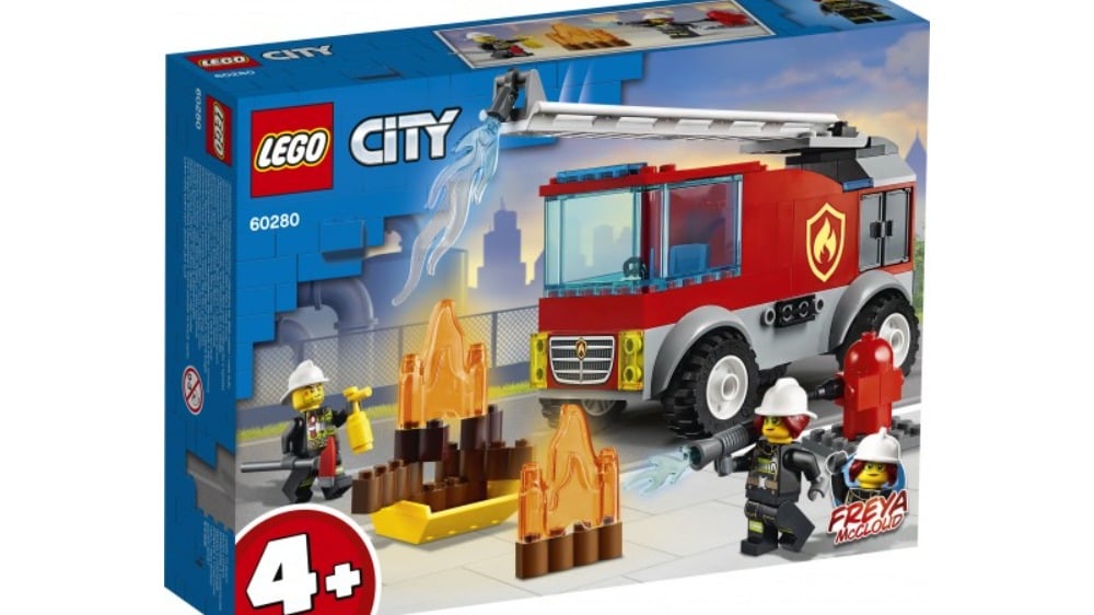 60280  LEGO CITY სახანძრო კიბე - Photo 45