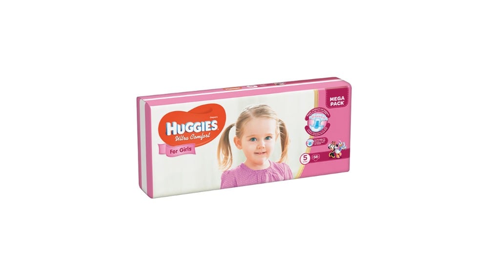 Huggies  ჰაგისი ულტრა კომფორტი 1222კგ N56 გოგო - Photo 194