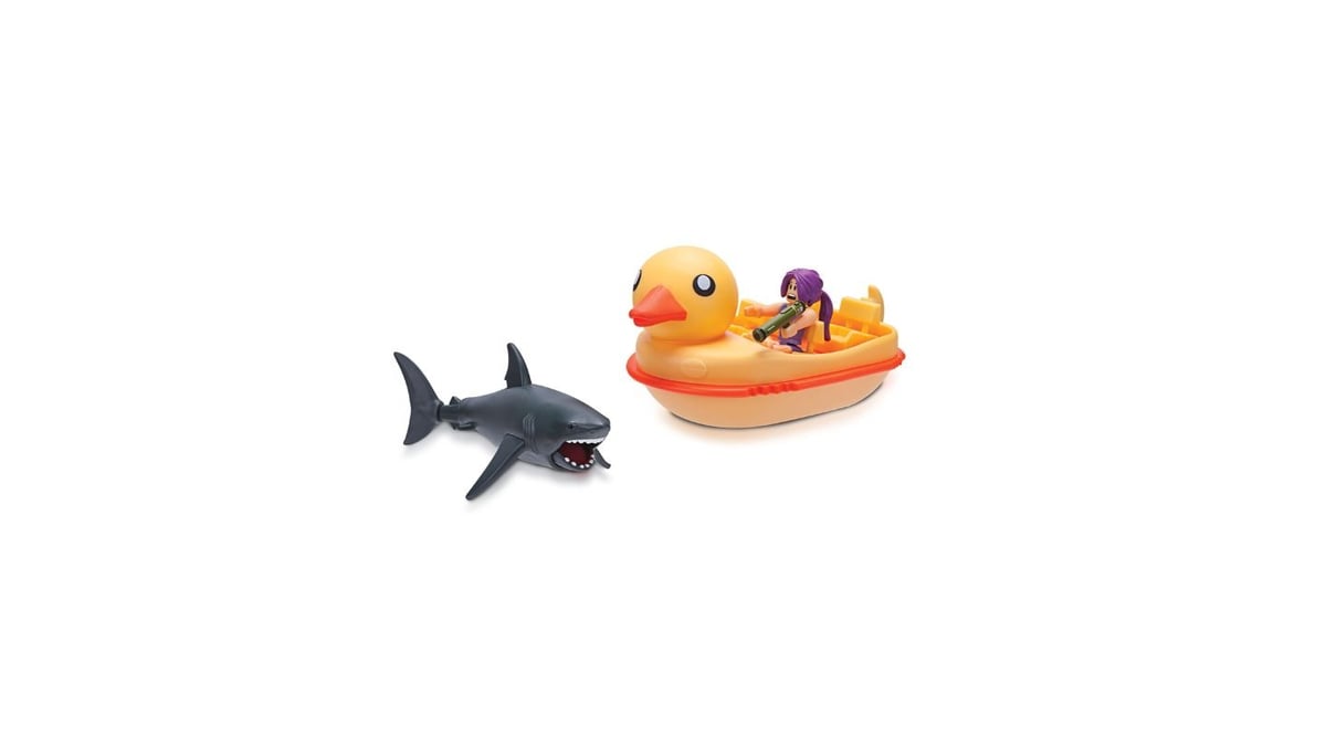 Roblox გემი იხვის და ზვიგენის ფორმით Sharkbite Duck Boat W2 Jazwares 67581 - Photo 503