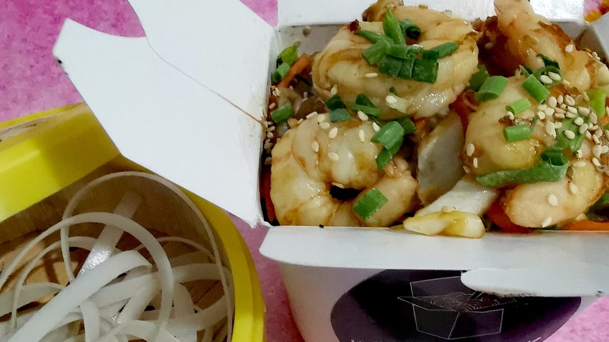 rice noodles with shrimp - Photo 2