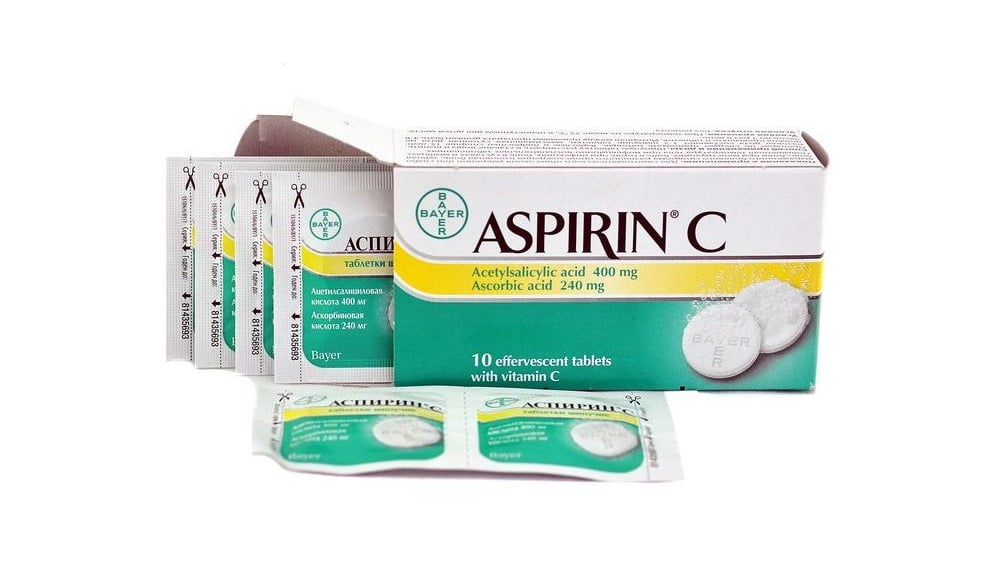 ASPIRIN C  ასპირინი C 10 შუშხუნა ტაბლეტი - Photo 411