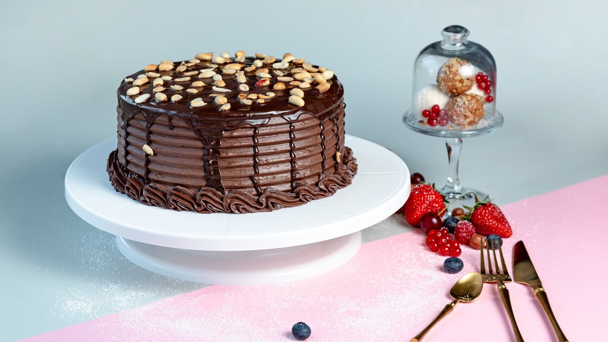 ტორტი შოკოლადით და თხილით 15 ნაჭრიანი  - Photo 30