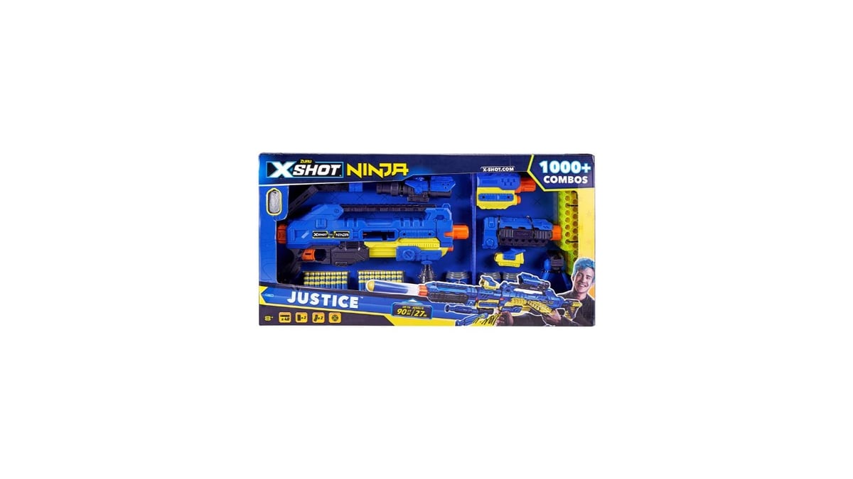 პლასტმასის თოფი NINJA 48ტყვია JUSTICE ZURU 69145 - Photo 210