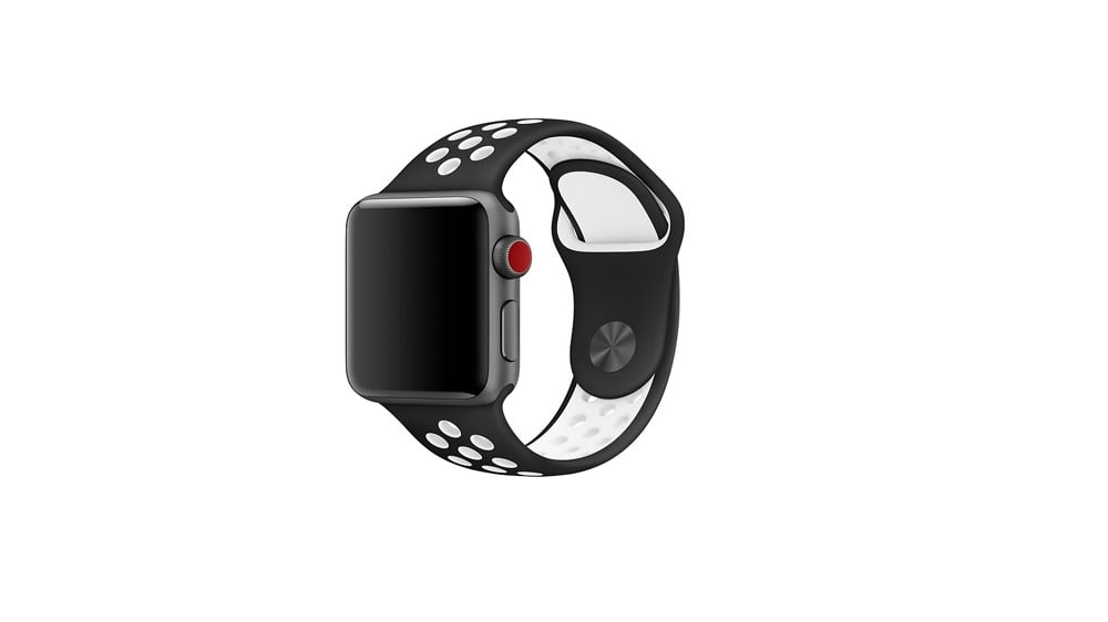 Apple Watch სამაჯური  3840 mm BlackWhite - Photo 142