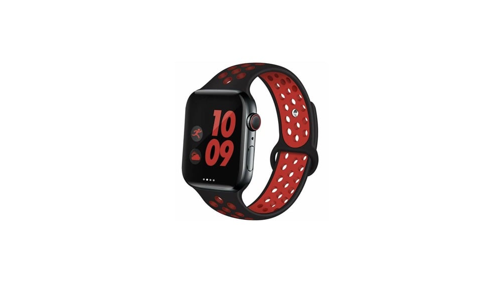 Apple Watch სამაჯური  3840 mm BlackRed - Photo 143