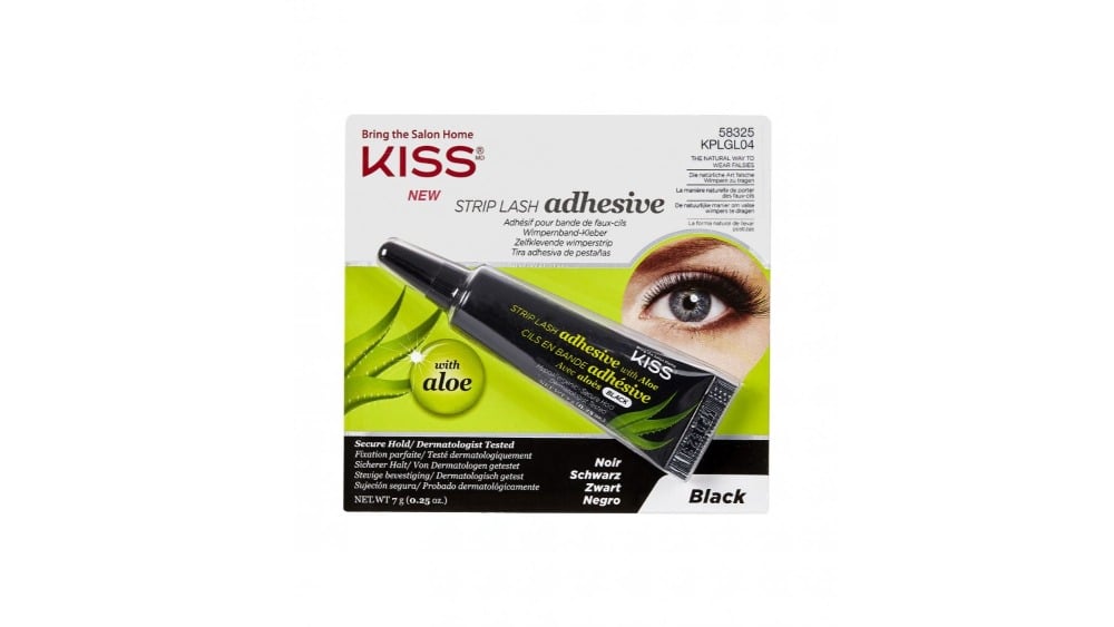 წამწამების შავი წებოKISS EverEz Aloe Vera Eyelash Adhesive 7 g - Photo 221