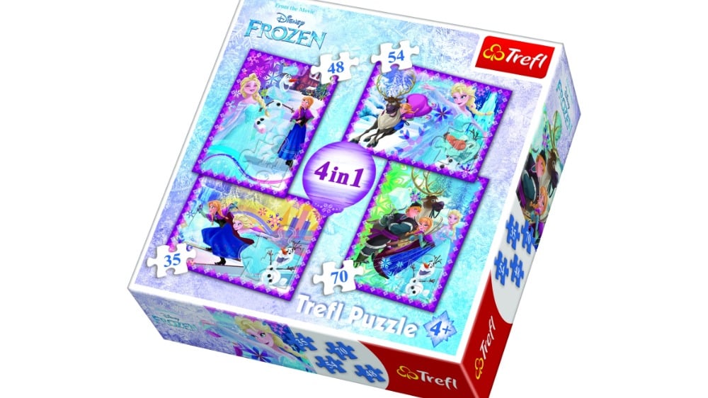 34294  Puzzles  4in1  Frozen Elsa Anna Olaf  Disney - Photo 368