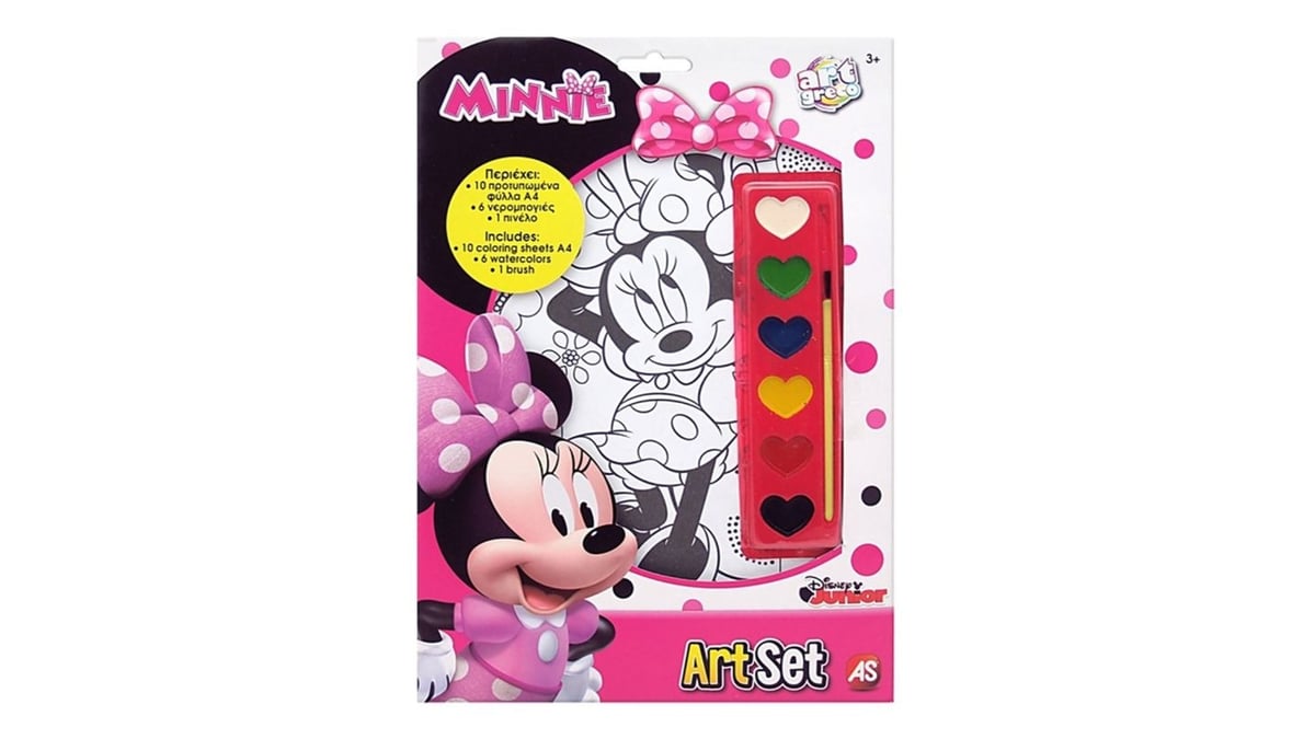 დისნეი Minnie Mouseის გასაფერადებელი ნაკრები საღებავებით As 355395 - Photo 951