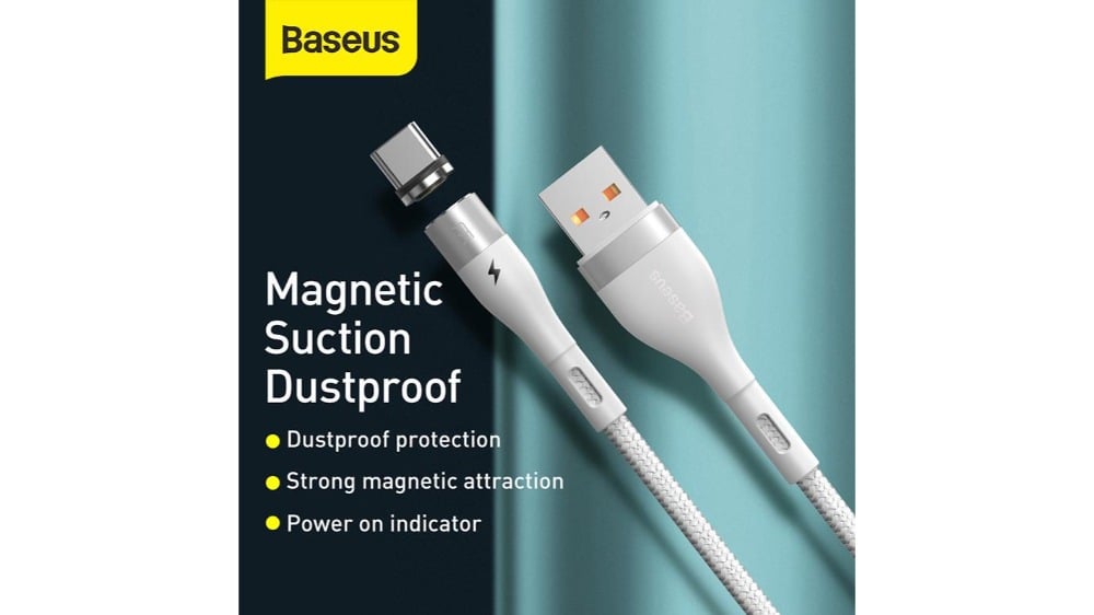 Baseus Zinc Magnetic Safe Fast Charging Data Cable USB 5A  3590 - Photo 211
