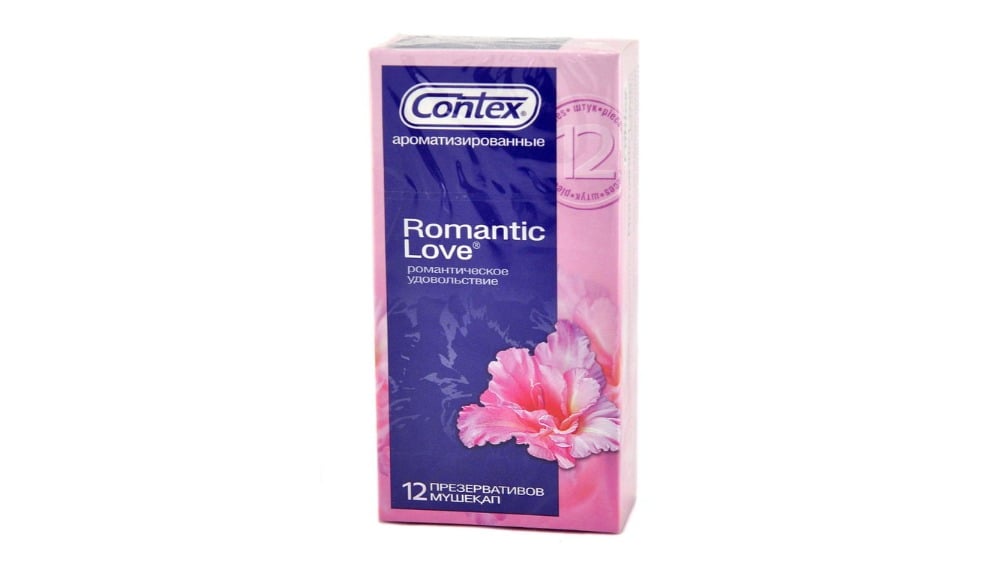 Contex  კონტექსი პრეზერვატივი Romantic 12 ცალი - Photo 1444