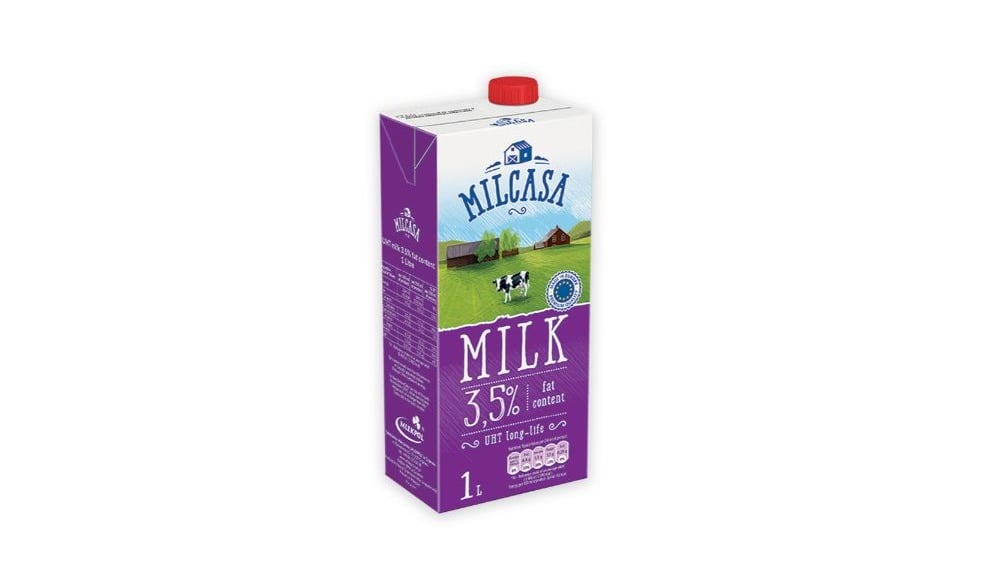 რძე ულტრაპასტერიზებული 35 1 ლ მილკასა   - Photo 39