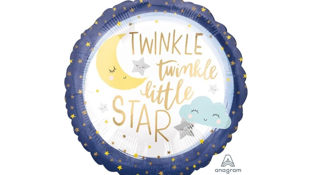 ჰელიუმის სტანდარტული ბუშტი Twinkle Little Star - Photo 75