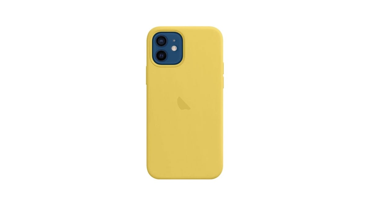 iPhone 12 Mini Silicon Case Yellow - Photo 165