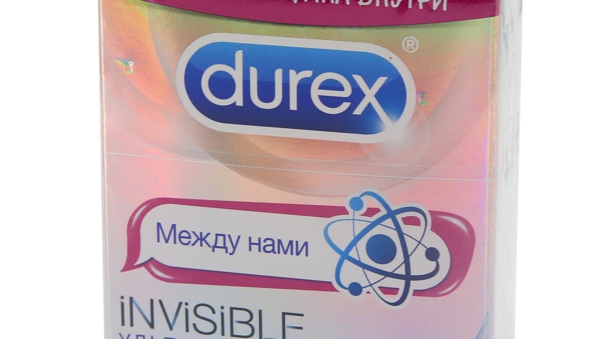 Durex  დურექსი პრეზერვატივი Invisible 3 ცალი - Photo 1449