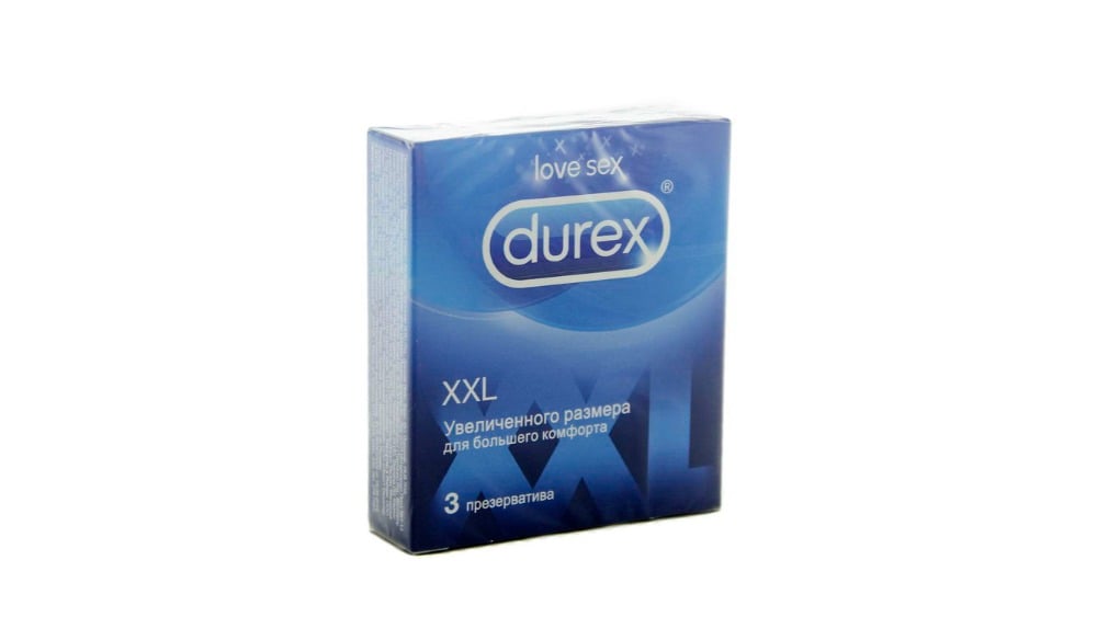 Durex  დურექსი პრეზერვატივი XXL 3 ცალი - Photo 1453