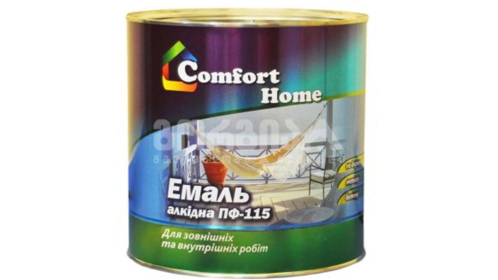 ემალის საღებავი ПФ115 შავი 08კგ  COMFORT HOME - Photo 296