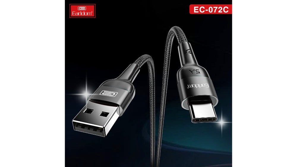 Super fast charging cable 5A Earldom EC072C TypeC Pin  3142 - Photo 222