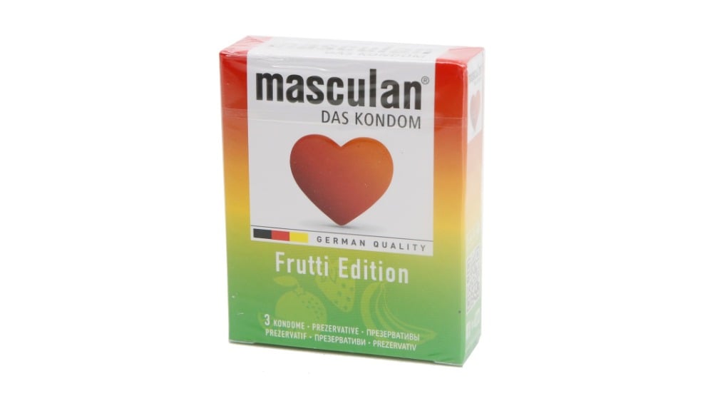 Masculan  მასკულანი პრეზერვატივი Frutti Edition 3 ცალი - Photo 1333