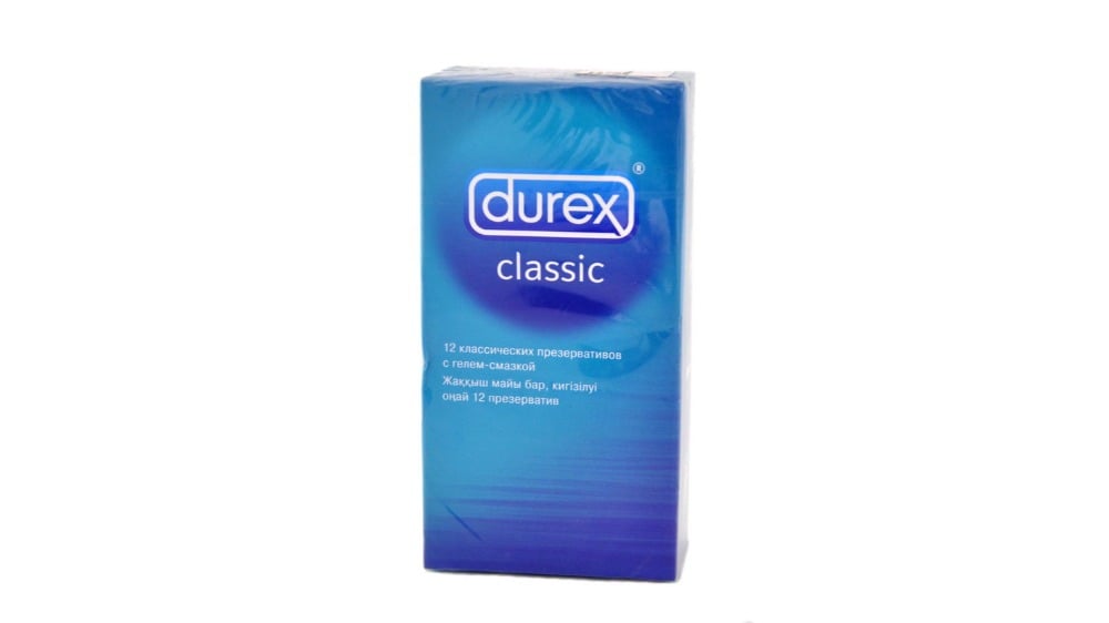 Durex  დურექსი პრეზერვატივი Classic 12 ცალი - Photo 1454