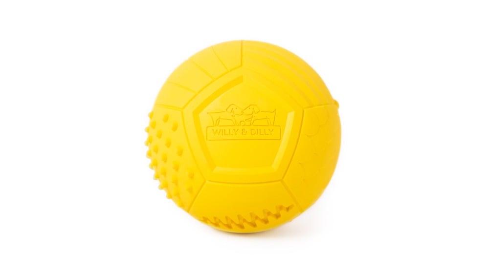 ყვითელი ბურთი ქათმის არომატით საშუალო - Photo 50
