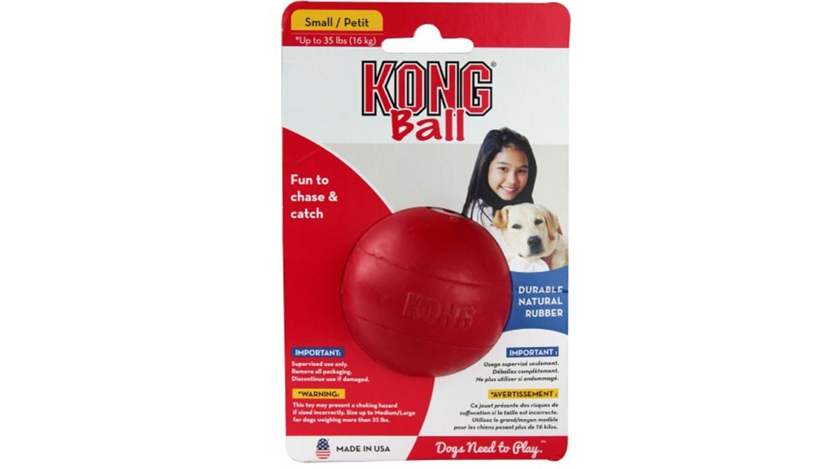 სათამაშო ძაღლისათვის Kong Ball WHole პატარა - Photo 206