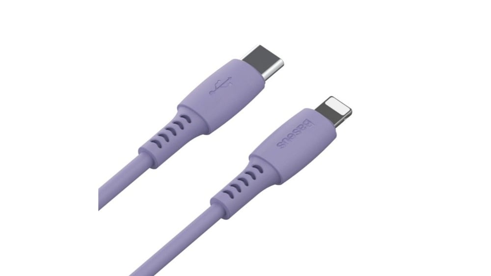 Baseus Colourful Cable TypeC For iP 18W 12m Purple CATLDC05 - Photo 95