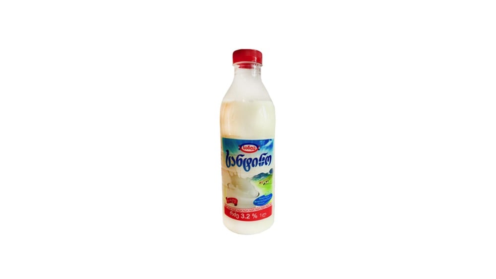 რძე  პასტერიზებული 32  1 ლ ბოთლი სანტინო - Photo 182