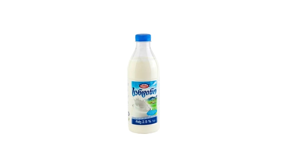 რძე პასტერიზებული 25  1 ლ ბოთლი სანტინო - Photo 184