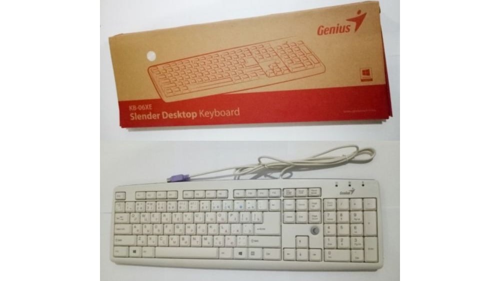 Genius KB06XE Slender Desktop Keyboard - Photo 16