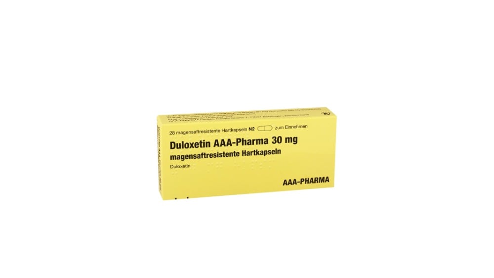 Duloxetin AAAPharma  დულოქსეტინი AAAფარმა 30მგ 28 კაფსულა - Photo 829