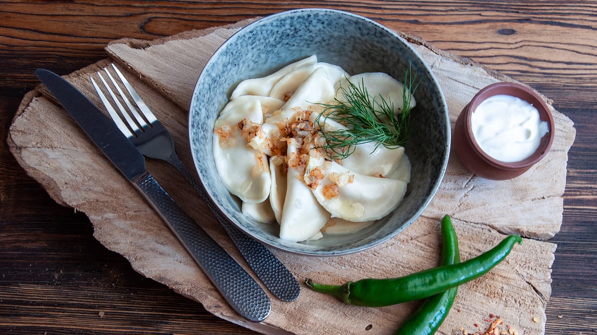 Dumplings with Potatoes and Onions - Photo 13