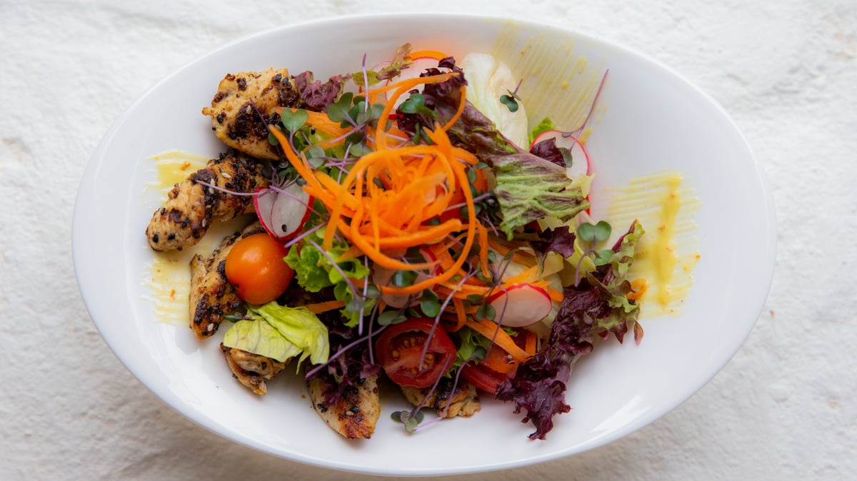 ქათმის სალათი დიჟონის სოუსით  Chicken salad with dijon - Photo 9