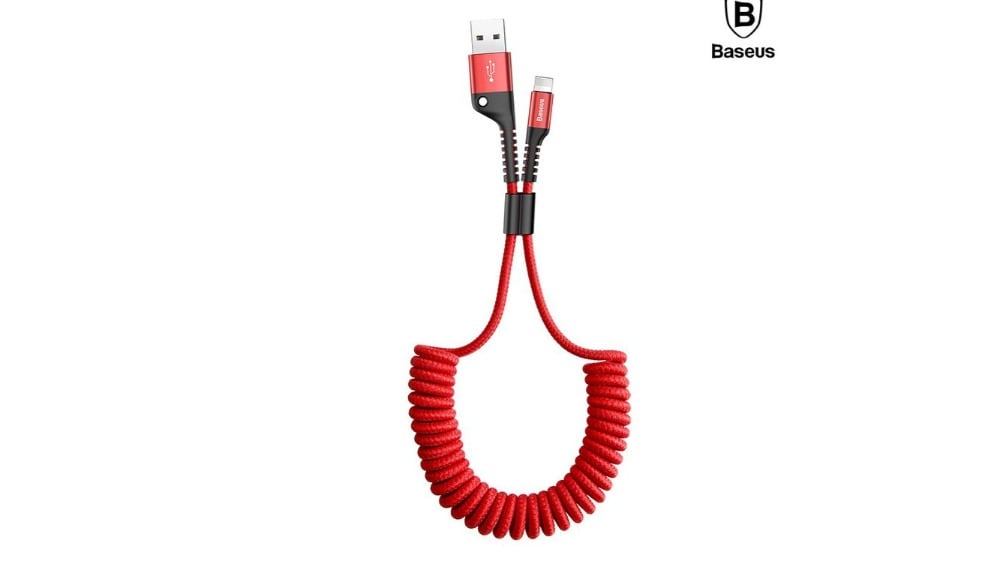 Baseus Fish eye Spring Data Cable Red CALSR09 - Photo 101