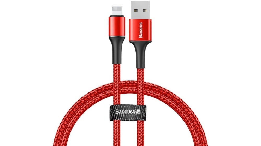 Baseus halo data cable USB For iP 24A 1m Red CALGHB09 - Photo 102