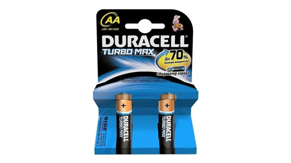 DURACELL ელემენტი TURBO AA K2 - Photo 1487