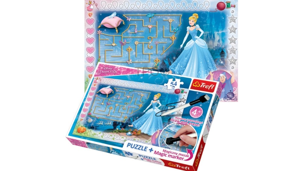 75112  Puzzles  54  Princess Cindarela With Marker  Disney - Photo 402