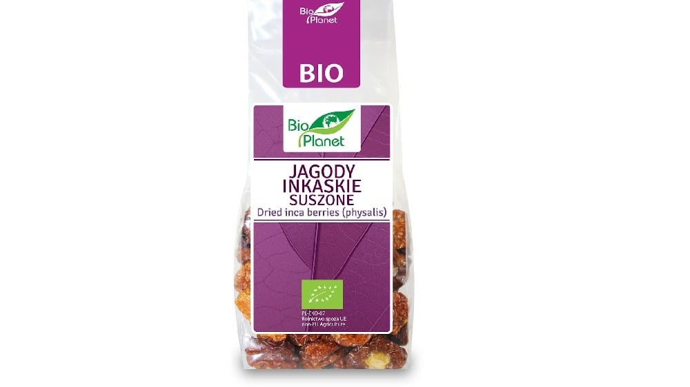 ფიზალისის კენკრის ჩირი ბიო 100გრ Dried Inca Berries Physalis Bio 100 G  Bio Planet - Photo 149