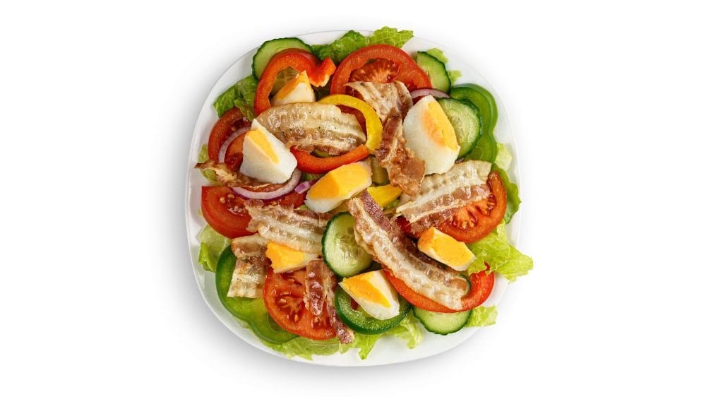 კვერცხი და ბეკონი სალათი - Photo 45