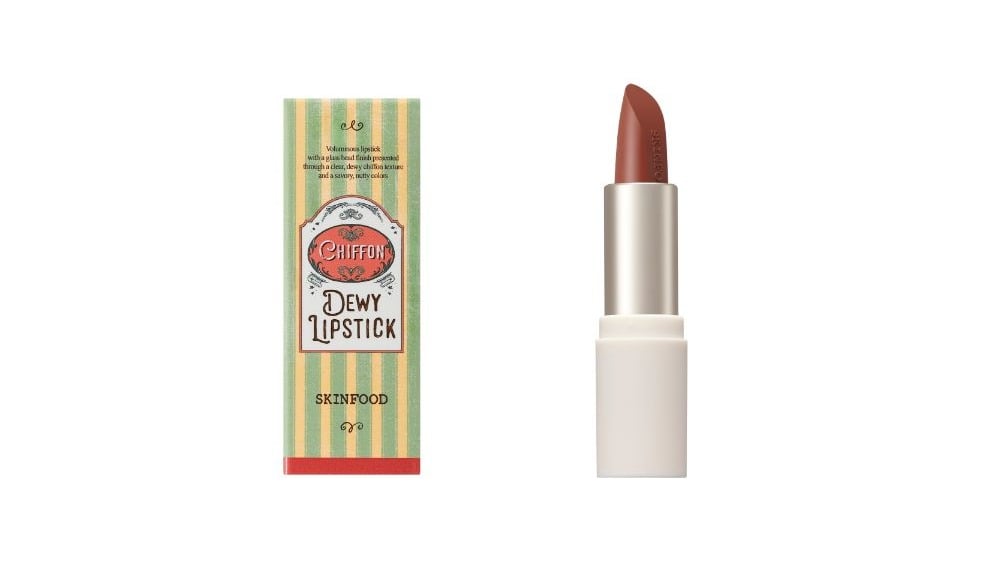 Chiffon Dewy Lipstick 02 Almond Brick - Photo 216