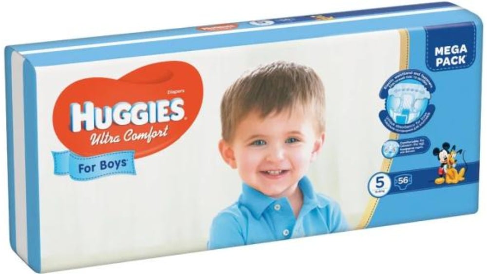 HUGGIES საფენი ბიჭის უკ მეგაS5 56ც - Photo 43