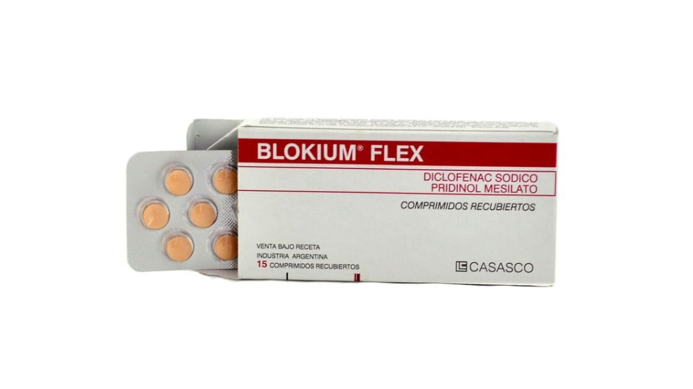 Blokium flex  ბლოკიუმ ფლექსი 15 ტაბლეტი - Photo 1364