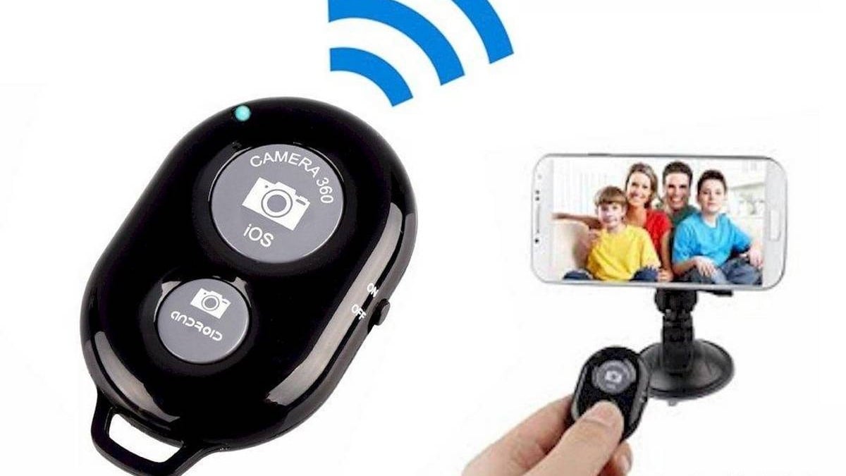 bluetooth remote  shutter for iOSandroid - Photo 281