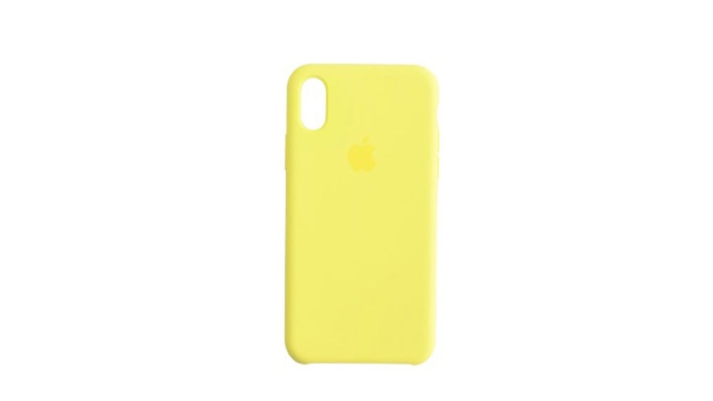 iPhone X Silicon Case Yellow - Photo 206