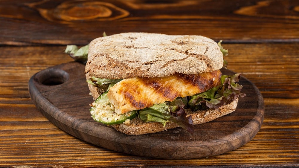 Whole Grain Sandwich with Salmon - Photo 29