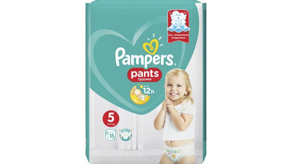 Pampers  პამპერსი ტრუსი 1217კგ 15 ცალი 7026 - Photo 178