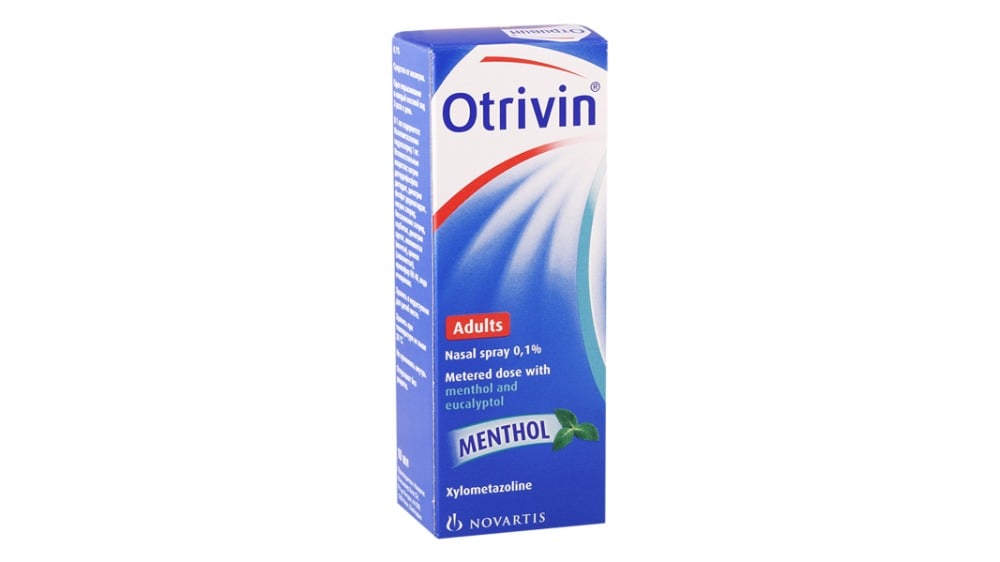 Otrivin  ოტრივინი მენთოლის და ევკალიპტის 01 10მლ სპრეი - Photo 942